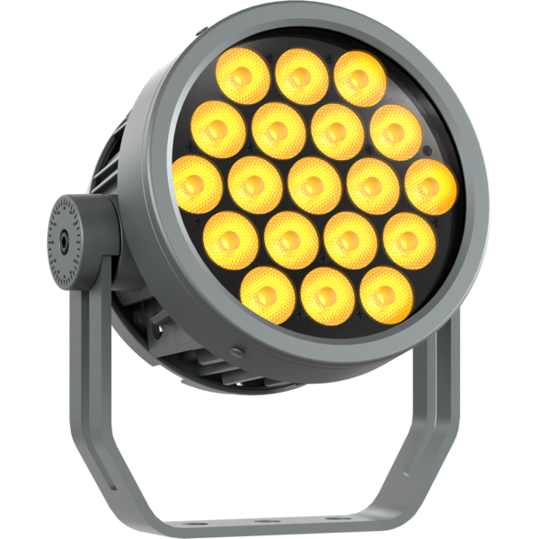 ARCSPOTM - IP66 Spot with 19x 4W RGB+WarmWhite source, 10° lens
