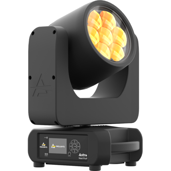ASTRAWASH7PIXIP - IP65 moving washlight with 7x40W RGBW/FC LED and 4°-56° zoom