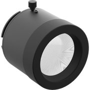 Zoomable Wash Lens 25-50° for EclDisplay, black housing