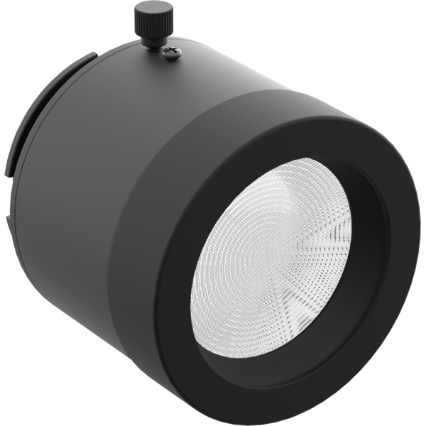 Zoomable Wash Lens 25-50° for EclDisplay, black housing