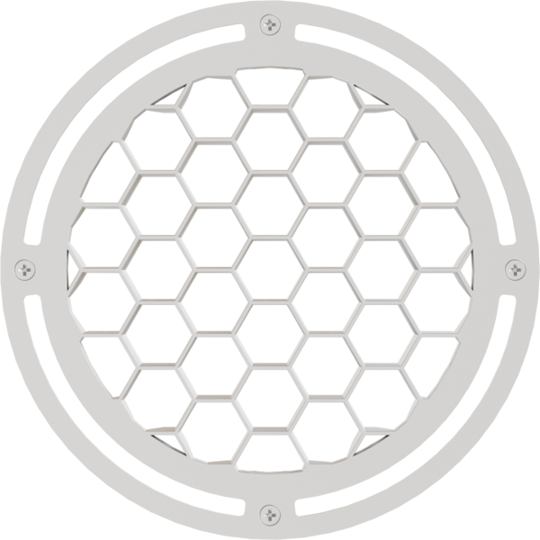 Honeycomb louvre for ECLPENDANTJR series, white