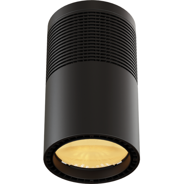 ECLPendant - 200W White LED source pendant light, Tungsten, black