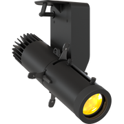 ECLDisplayXB - 40w RGB+Lime LED Spotlight with wired control (DMX and knob-dimming), without lens, black