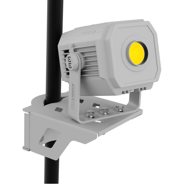 Bracket for MOSAICOJR for wall mounting and suspension on poles