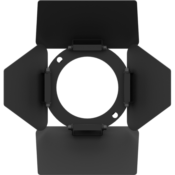 Barndoor and filter frame (compatible with Wash Lenses) for EclDisplay, black