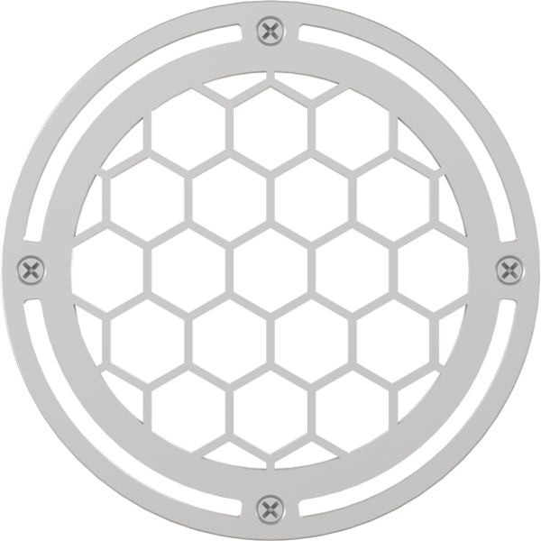 Honeycomb louvre for ECLPENDANTS series, white