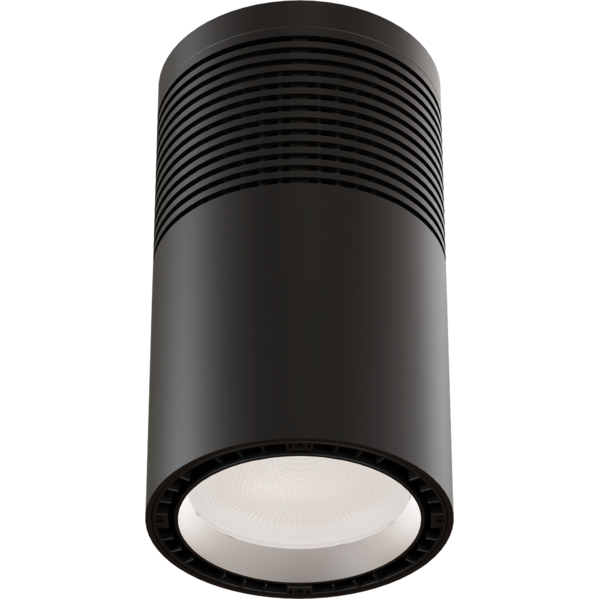 ECLPendantJR - 100W White LED source pendant light, Daylight, black