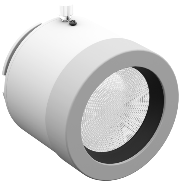 Zoomable Wash Lens 25-50° for EclDisplay, white housing