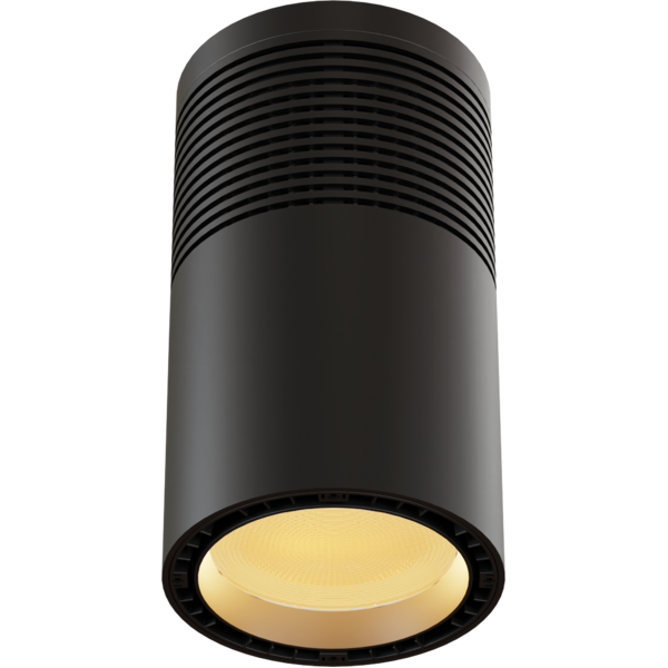 ECLPendantJR - 100W White LED source pendant light, Tungsten, black