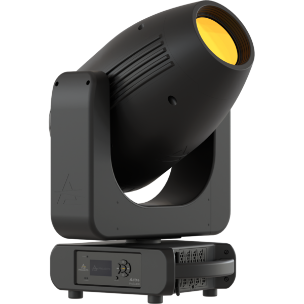 ASTRAPROFILE400 - 400W high-precision LED moving profile, 6.5°-50° zoom, shutters, CMY mixing