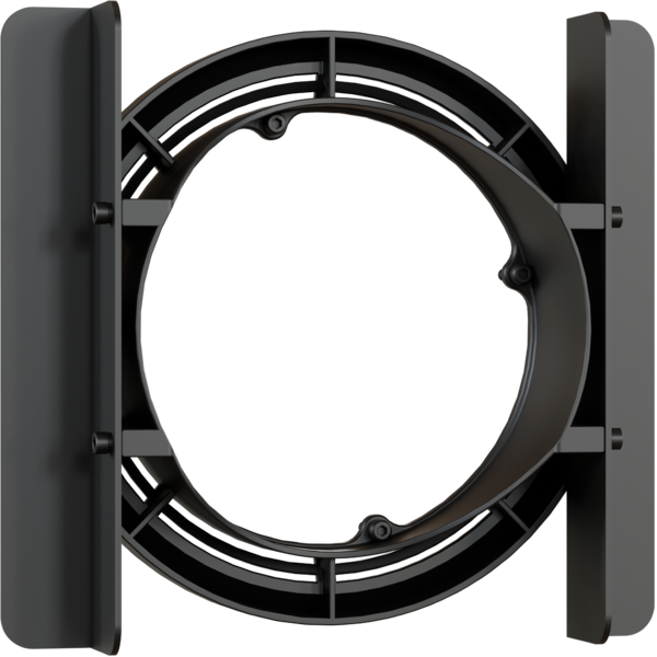 Ceiling-mounted kit for ECLPENDANTJR series, black