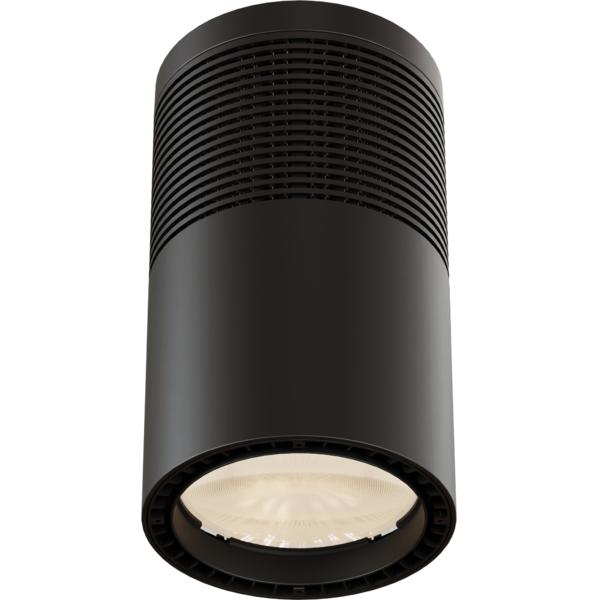 ECLPendant - 200W White LED source pendant light, NW, black