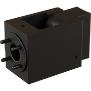 Wall mounting bracket for ECLPENDANT, ECLPENDANTJR, and ECLPENDANTS series, black