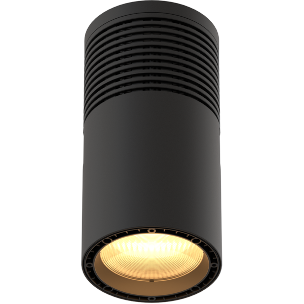 ECLPendantS - 50W White LED source pendant light, Tungsten, black