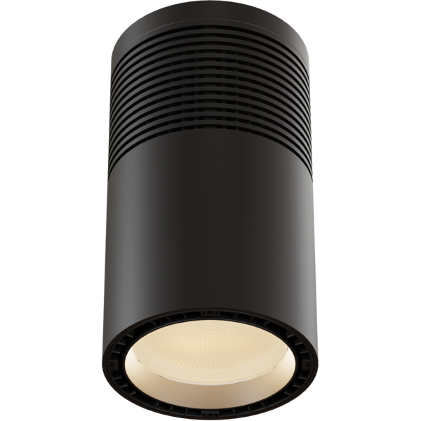 ECLPendantJR - 100W White LED source pendant light, NW, black