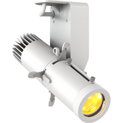 ECLDisplayXB - 40w RGB+Lime LED Spotlight with wired control (DMX and knob-dimming), without lens, white