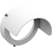 Half Snoot for EclDisplay, white housing