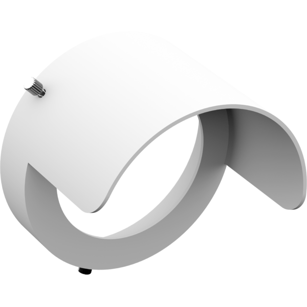 Half Snoot for EclDisplay, white housing