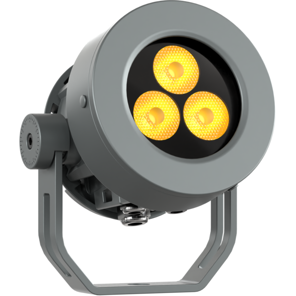 ARCSPOTXS - IP66 Spot with 3x 4W RGB+WarmWhite source, 10° lens