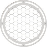 Honeycomb louvre for ECLPENDANT series, white