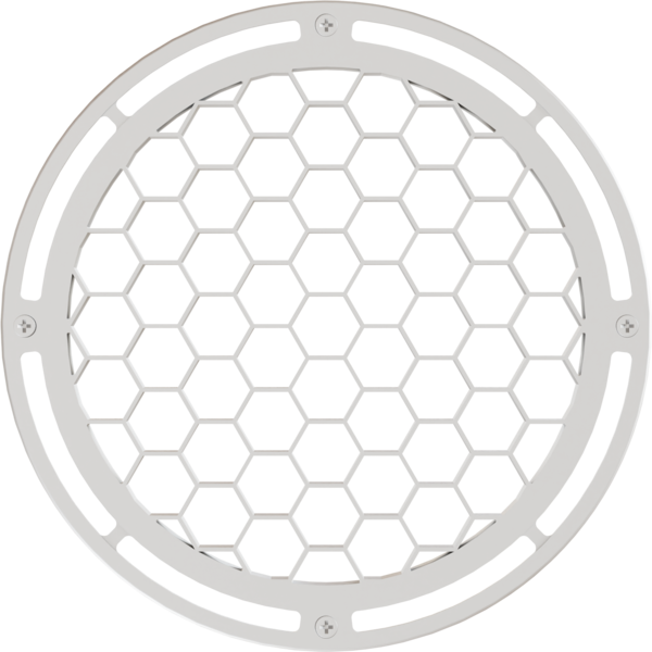 Honeycomb louvre for ECLPENDANT series, white