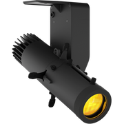 ECLDisplayDAT - 40w RGB+WW LED Spotlight with wired control (DMX and knob-dimming), without lens, black