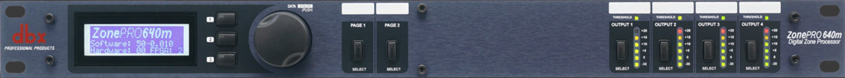 DBX640MV - DBX ZonePro 640m 6x4 Digital Zone Processor