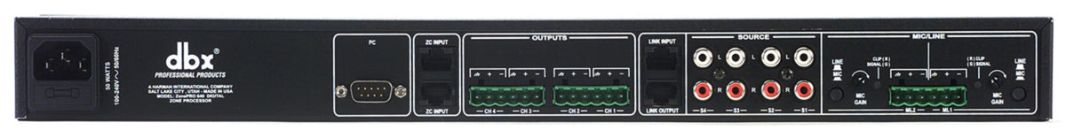 DBX640V - DBX 640 6x4 Digital Zone Processor