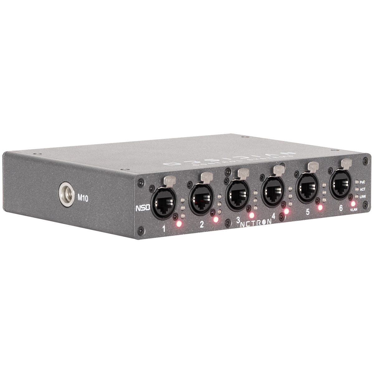NWS008 - NS8 - 8-Port Switch, 100W PoE, 1/2 Rack