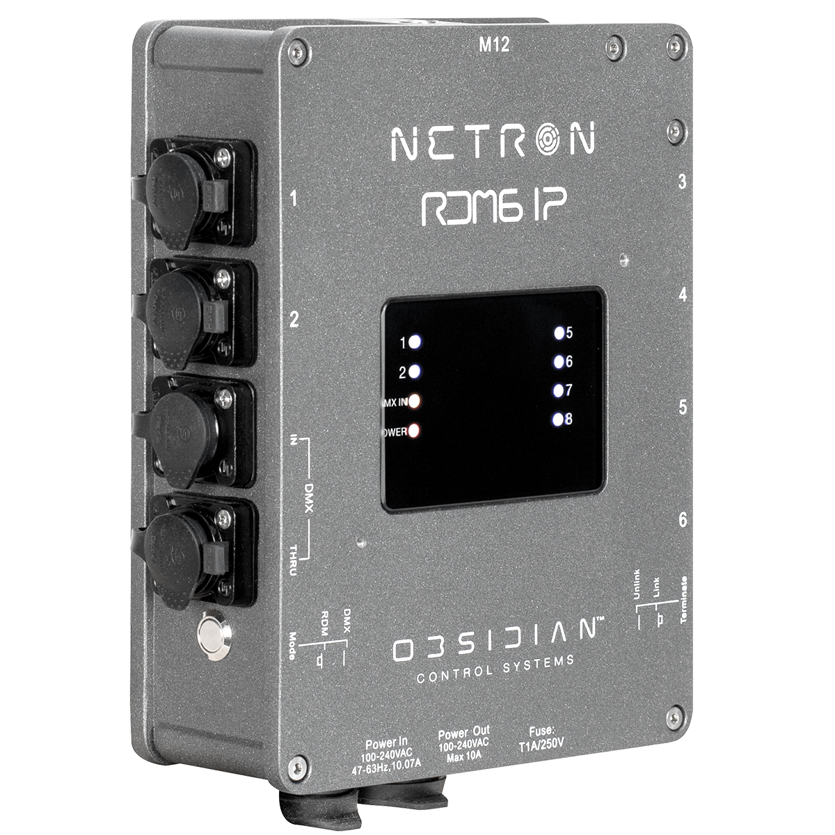 NIP101 - RDM6 IP - RDM Splitter 1x6 XLR, IP66