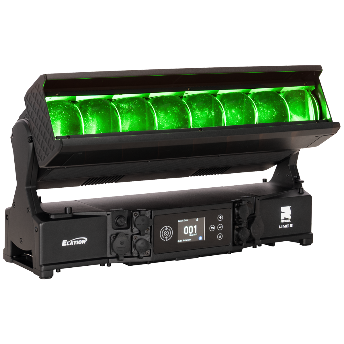 REB208 - Rebel Line 8 - 8x RGBL Tilt FX Bar, IP65