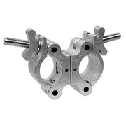 Mega-Coupler Swivel, Pinned, Mill, 18-8 SS, Steel Wingnut