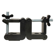 Mega-Square Coupler, 2", Parallel, Black