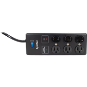 LynTec 6-Outlet Surge Block, 15A, 2x3, EVS