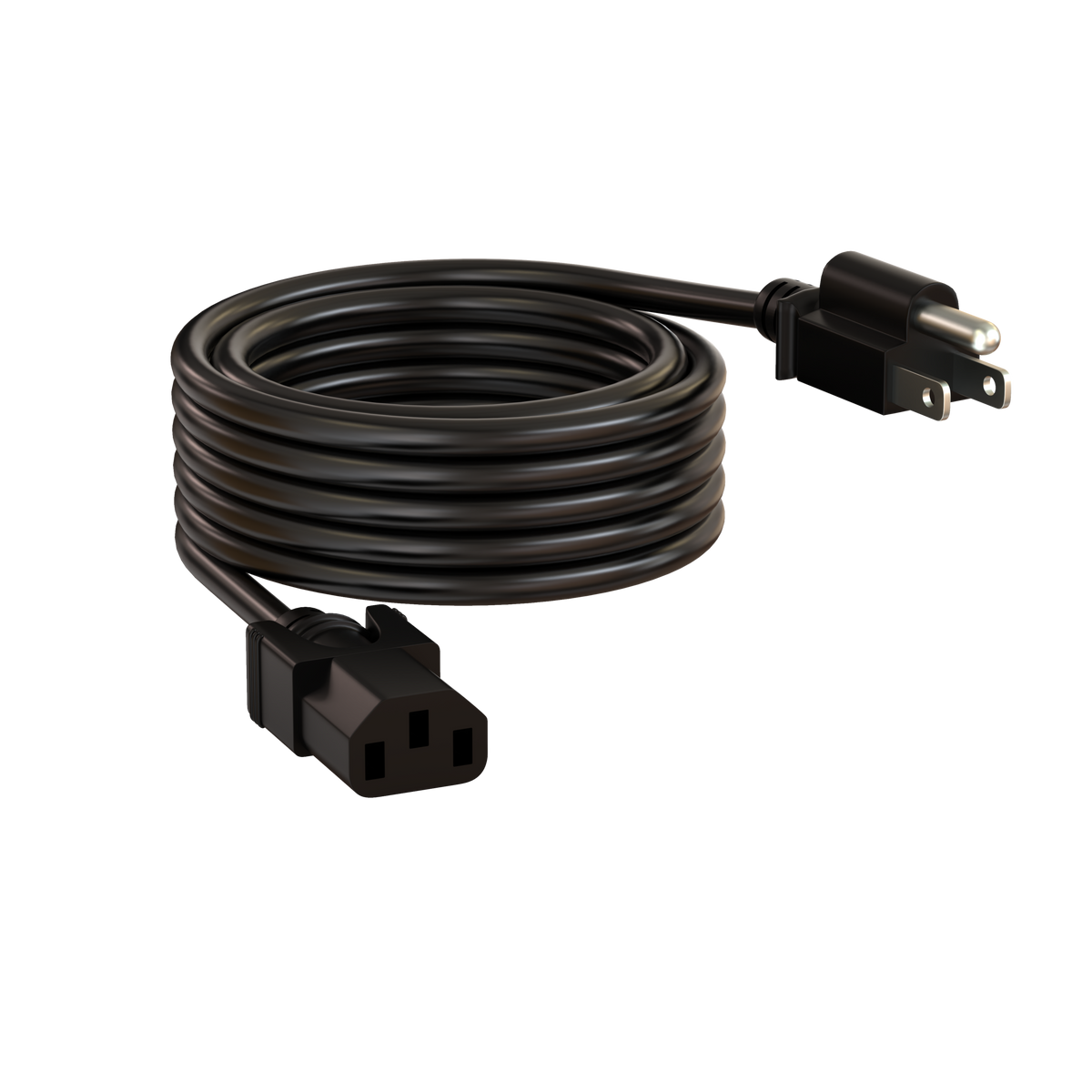 LynTec Heavy Duty Power Cord, IEC to NEMA 5-15P (10 ft)