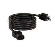 LynTec Heavy Duty Power Cord, IEC to NEMA 5-15P (6 ft)