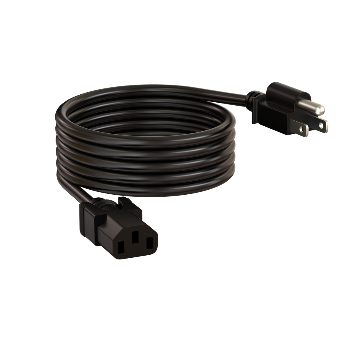 LynTec Heavy Duty Power Cord, IEC to NEMA 5-15P (6 ft)
