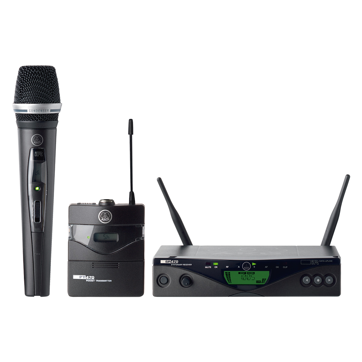 AKG WMS470 D5 SET BD7 50mW - EU/US/UK Wireless Microphone System 470