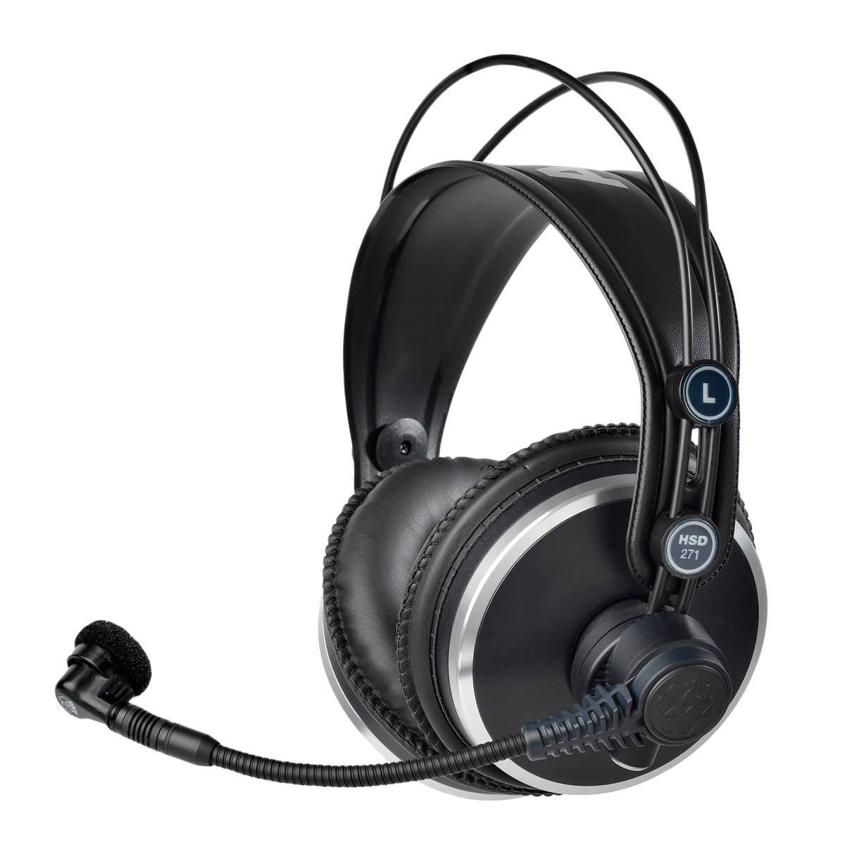 AKG HSD271 Prof. closed-back headsets derived from K 271 headphones with dynamic mic for broadcast and recording use