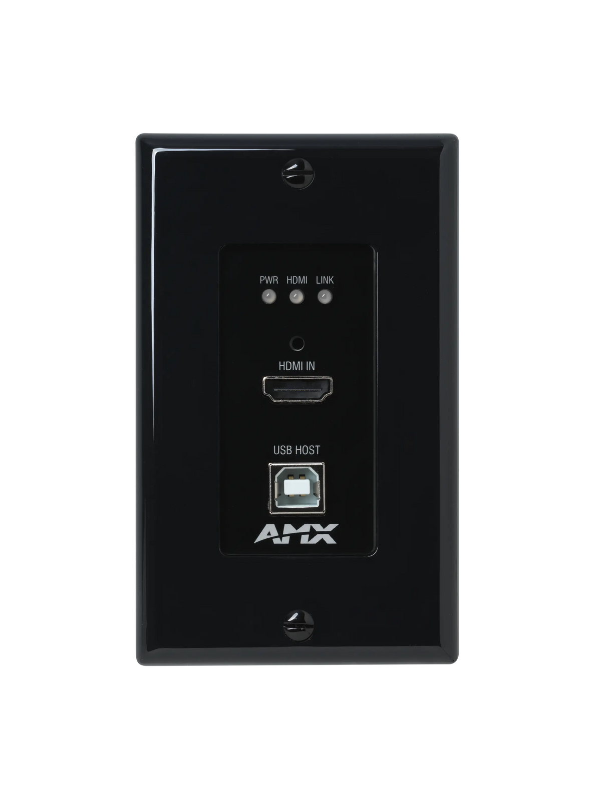 AMX-VTT0001B - AMX DX-TX-DWP-4K60-BL DXLink 4K60 HDMI Wallplate Transmitter, Black