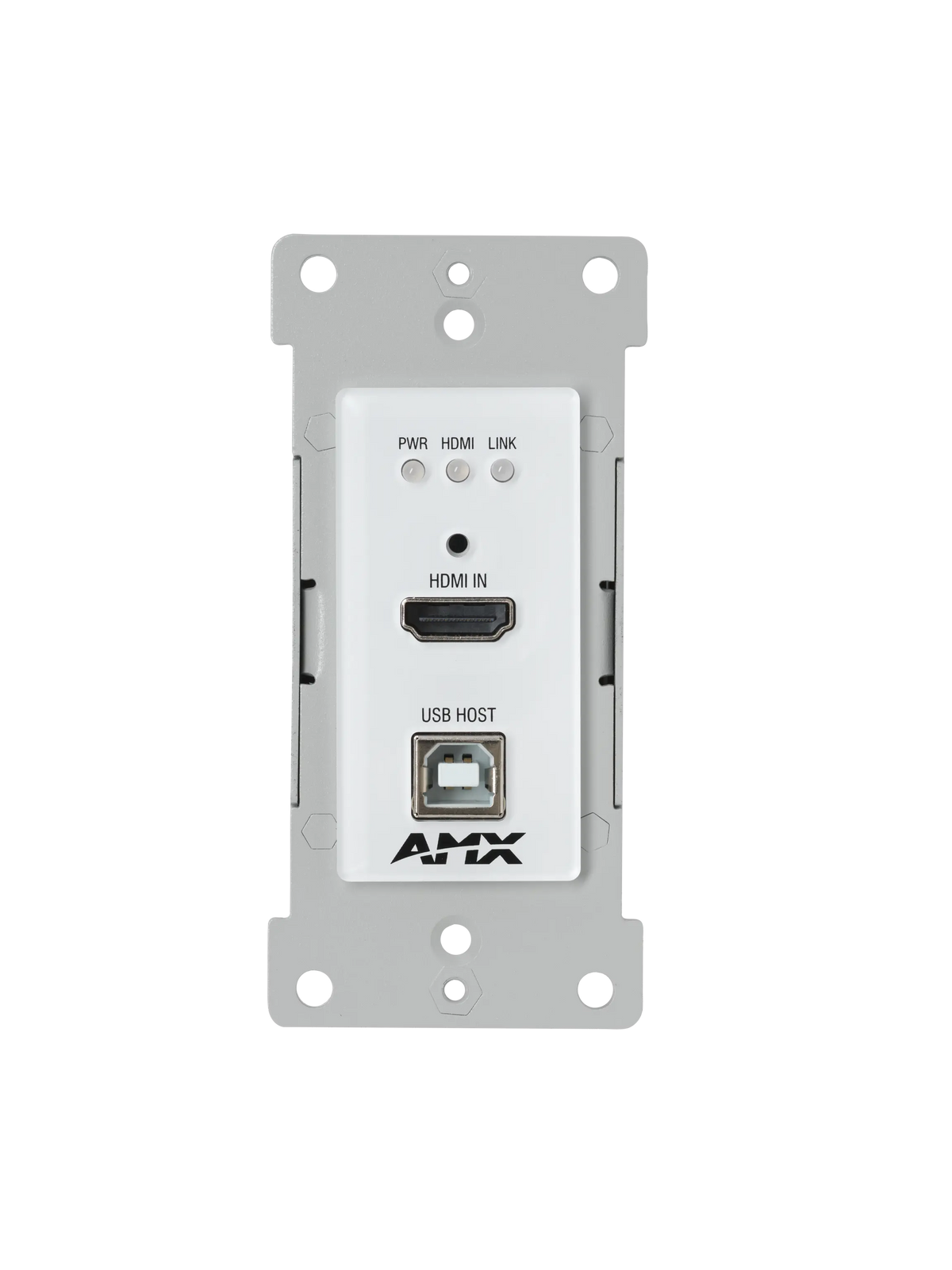 AMX-VTT0001W - AMX DX-TX-DWP-4K60-WH DXLink 4K60 HDMI Wallplate Transmitter, White