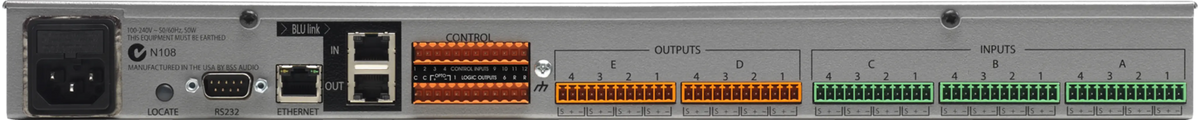 BSSBLU101M - BSS BLU-101 12 analog mic/line input, 8 analog output