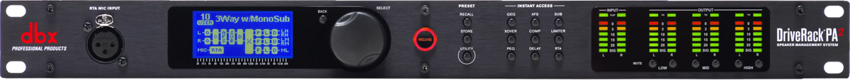 DBX PA2 2x6 PA Management System