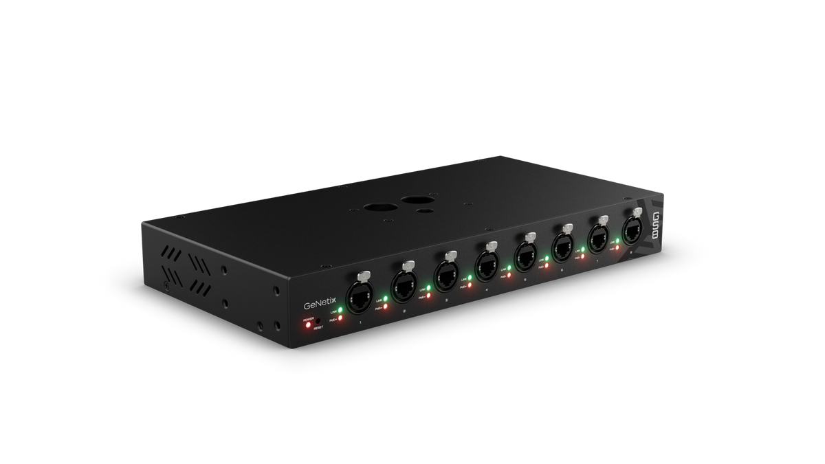 GeNetix GS8 - 8-Port PoE Unmanaged Network Switch