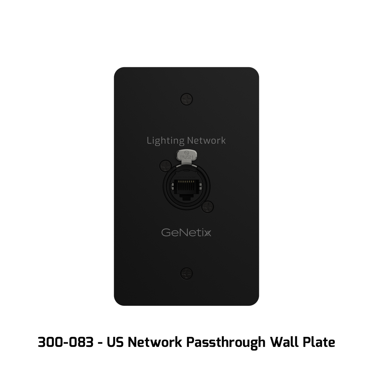 GeNetix Network Pass through Wall Plate US