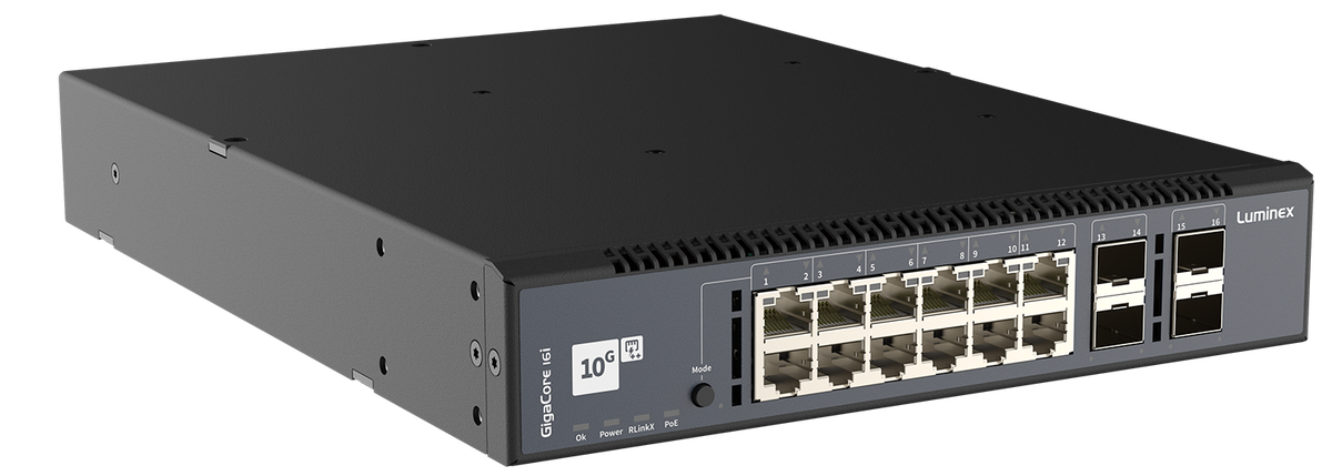 Luminex GigaCore 16i (10Gb) - 12x1G - 4x10G (SFP+)