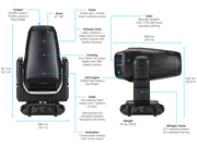 High End Systems Halcyon Platinum (black version shown)