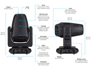 High End Systems Halcyon Titanium (black version shown)