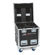 Amptown double (2-fixture) flight case for JB Lighting P12 / P15 / M15