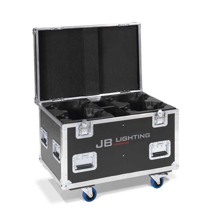 Amptown 4-fixture flight case for JB Lighting P5
